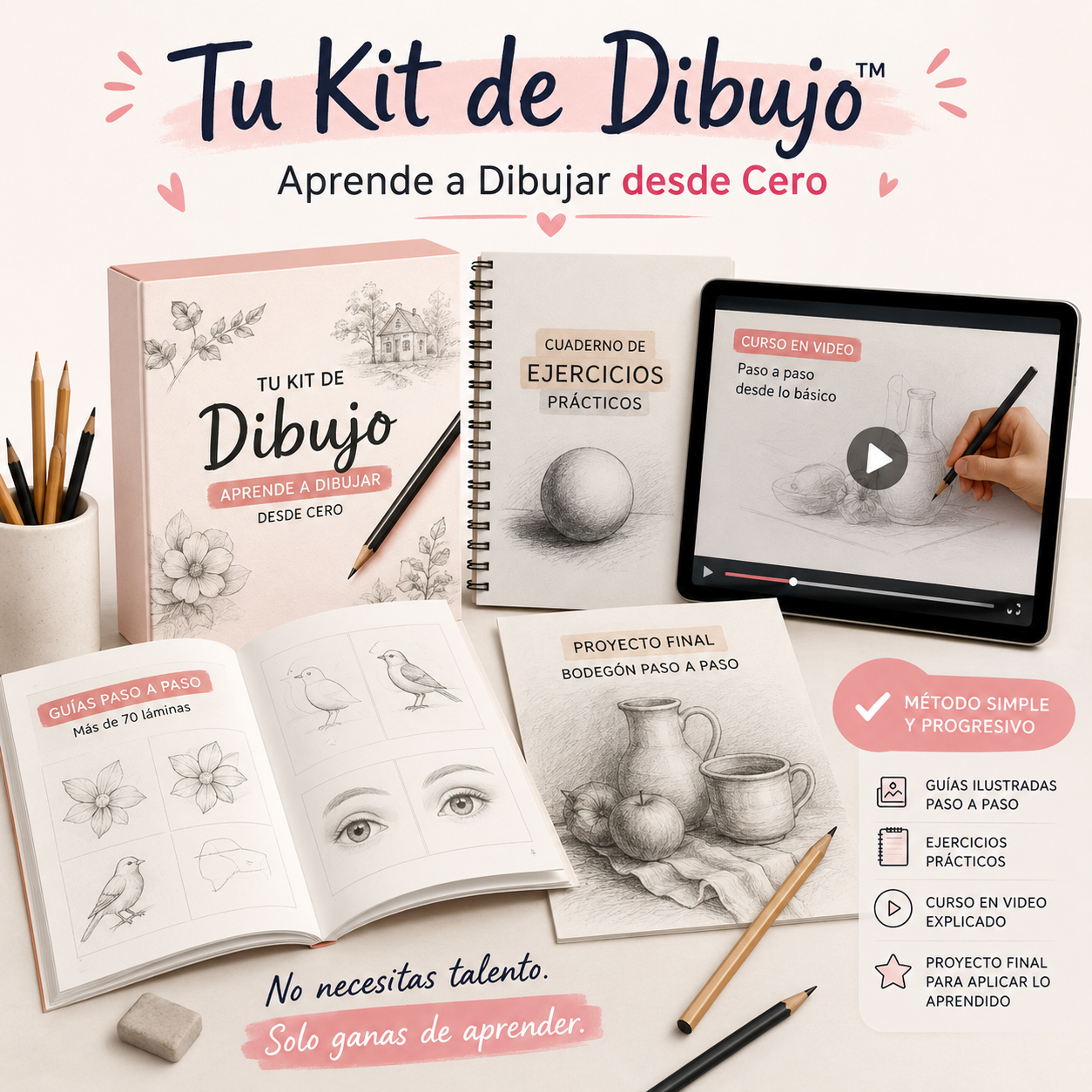 Tu Kit de Dibujo™ Aprende a Dibujar desde Cero